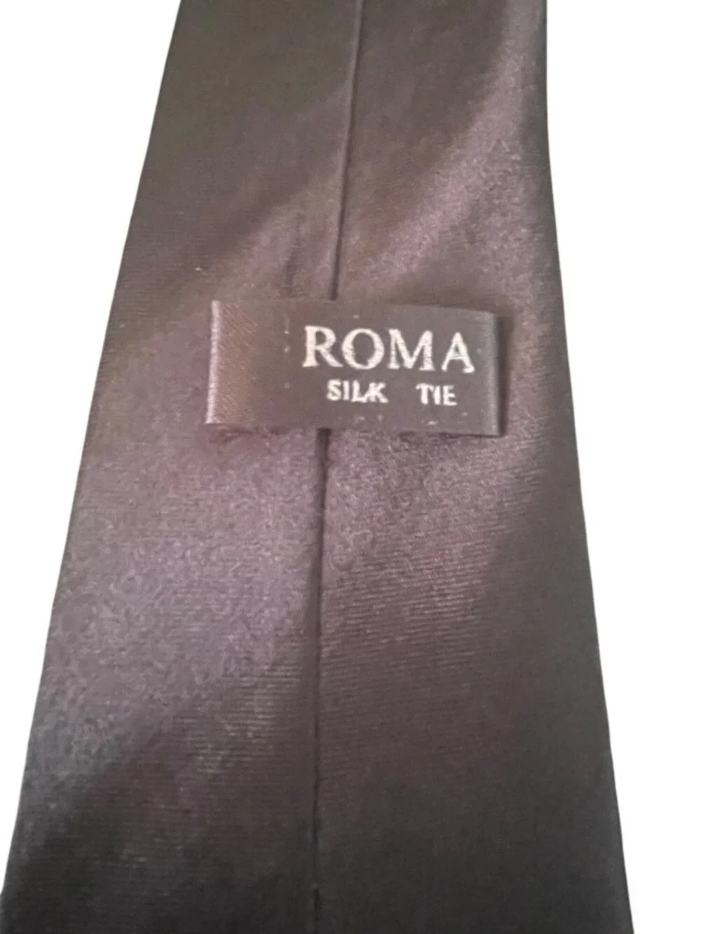 Lot of 4 Silk Neck Tie Set Roma & Gold City Solid Blue & Ivory & Red & Black
